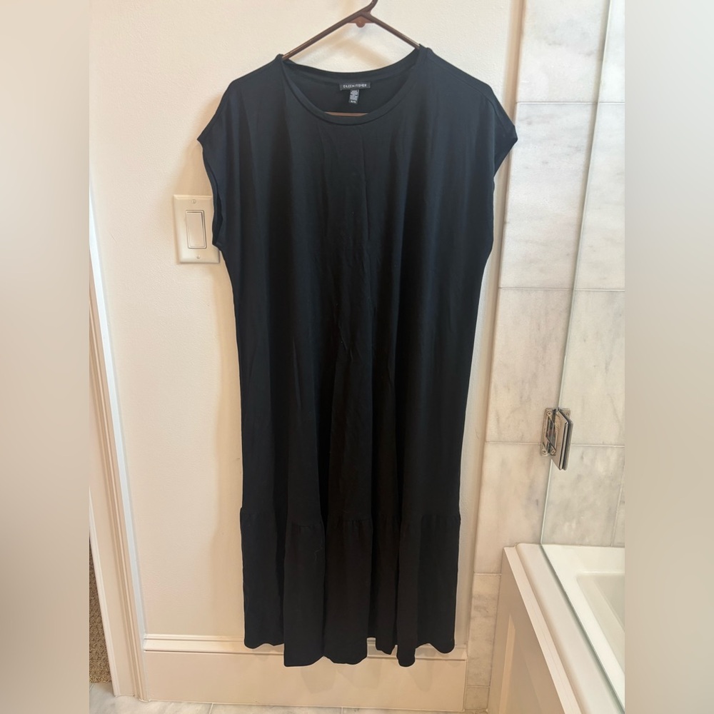 Eileen Fisher Black Maxi Dress